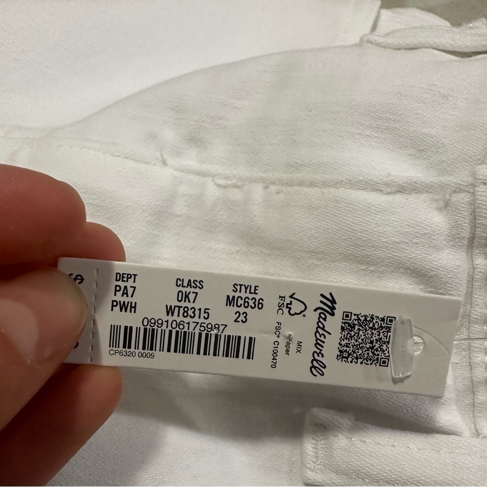 Madewell stovepipe jeans pure white - Picture 4 of 4